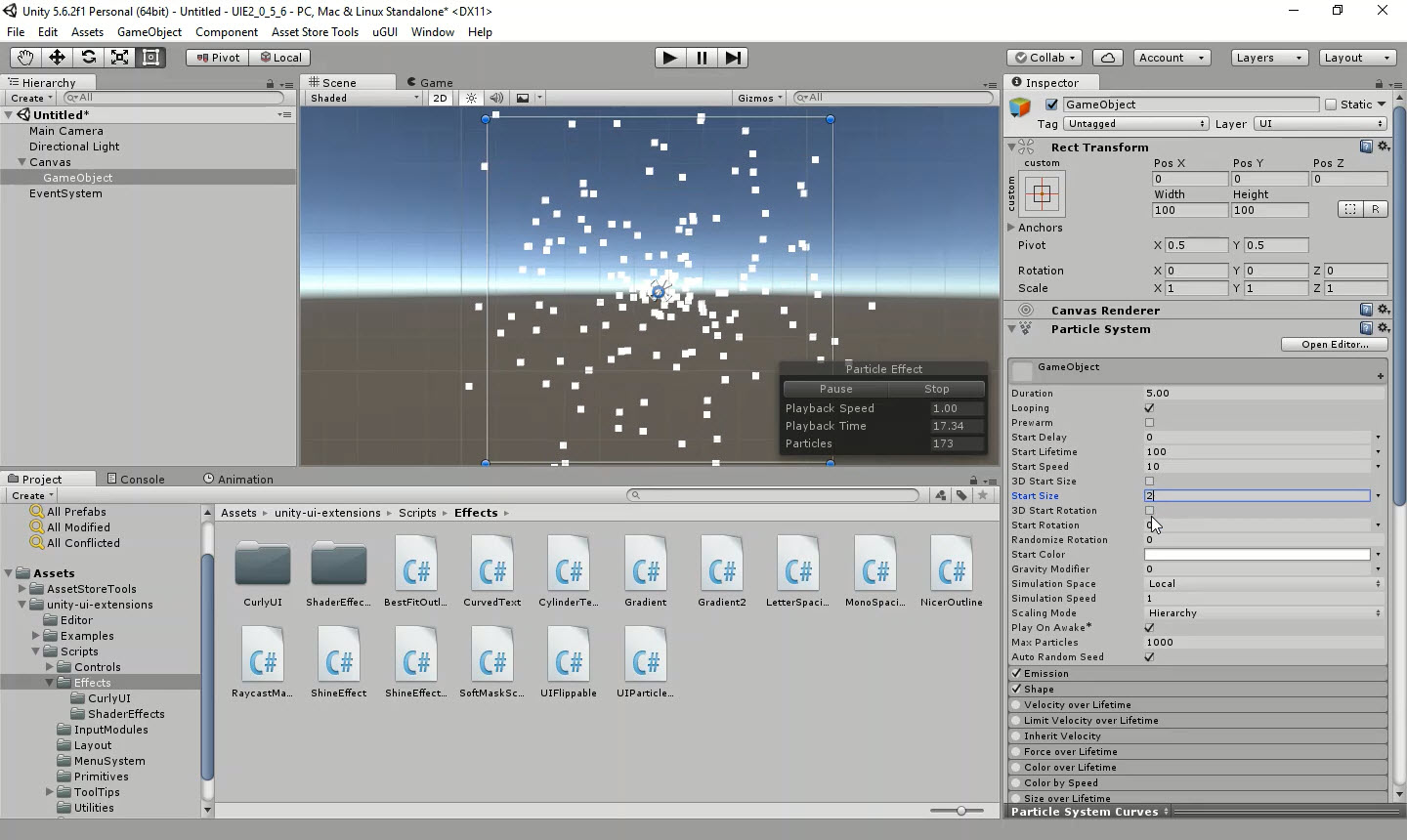 Unity ui image. Unity UI. UI В Юнити это. Unity Particle System. Элементы управления Unity.